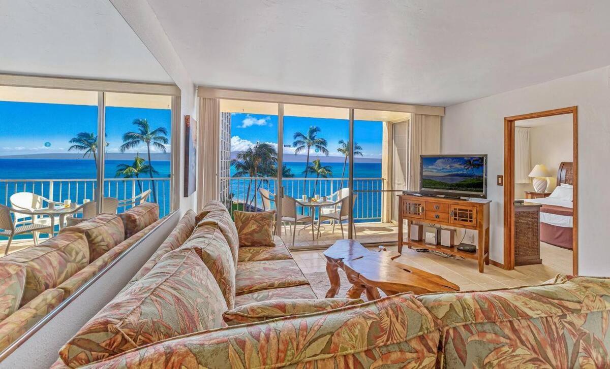 Stunning 1 Bedroom With Ocean And Island Views ~ Sleeps 4 ~ Royal Kahana 514 Exterior photo